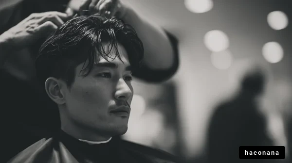 美容院でのヘアカット