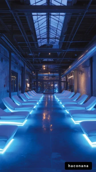 近未来的なリラクゼーション空間