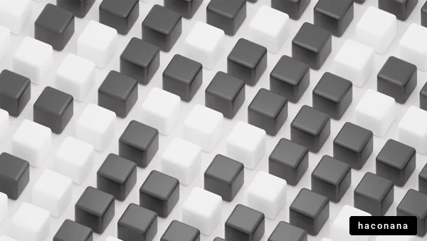 モノトーンのブロックのパターン