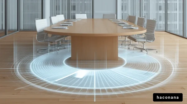 未来的な会議室のデザイン