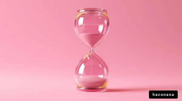 可愛らしい砂時計のイメージ