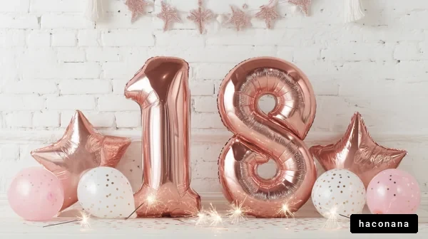 華やかな18歳の誕生日