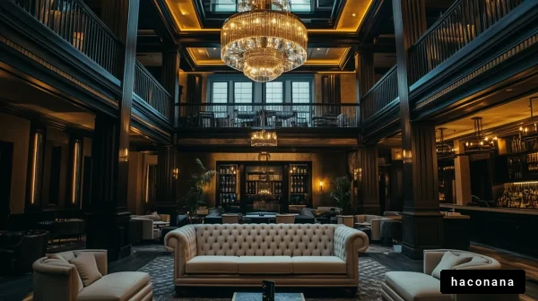 高級感溢れるラウンジ