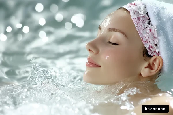 リラックスした女性の表情