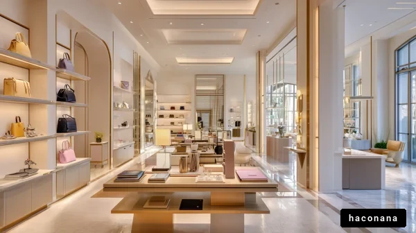 高級感あふれるショップ内観