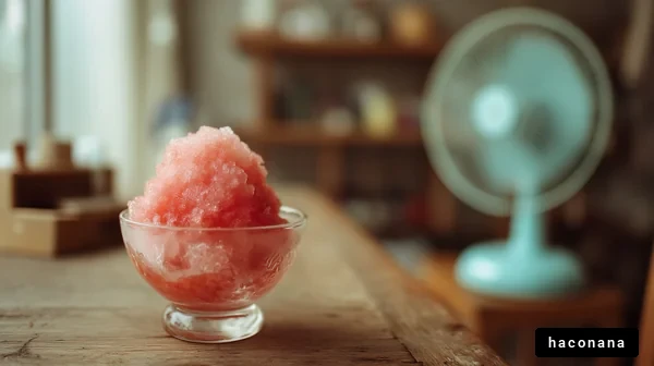 夏のひんやりかき氷