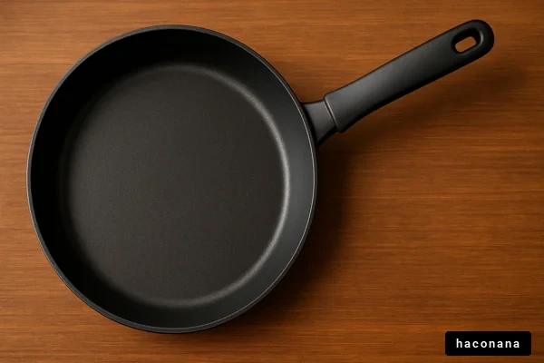 黒いフライパンの撮影