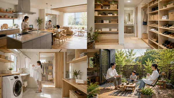 家族と暮らす明るい住まい