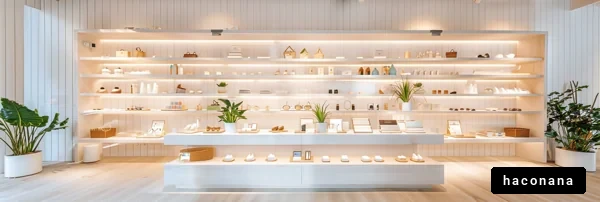 洗練された店舗内部の様子