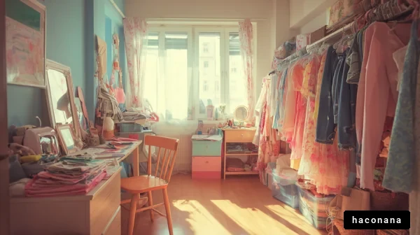 カラフルな部屋の風景