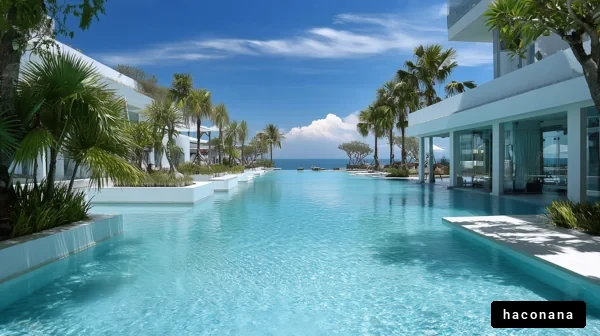 リゾートの美しい景色