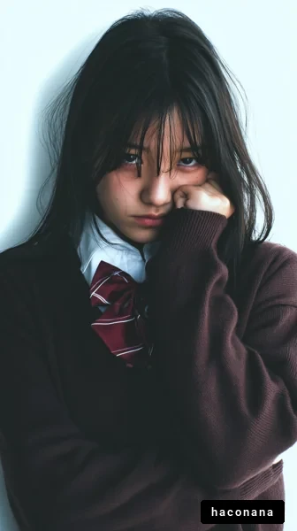 思索する女性の肖像