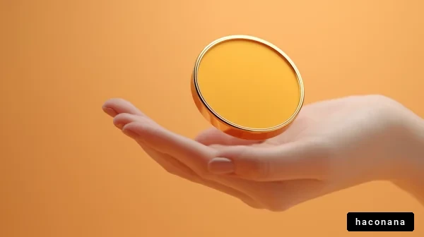 手のひらにある円形の物