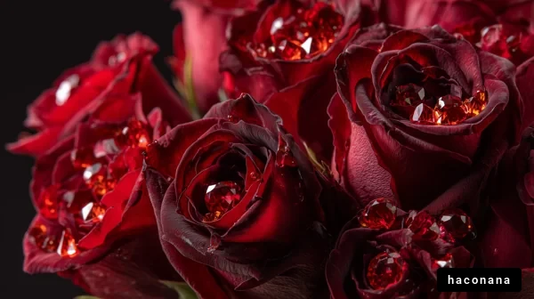 透き通る薔薇のアレンジメント