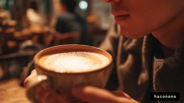カフェでのリラックスした時間