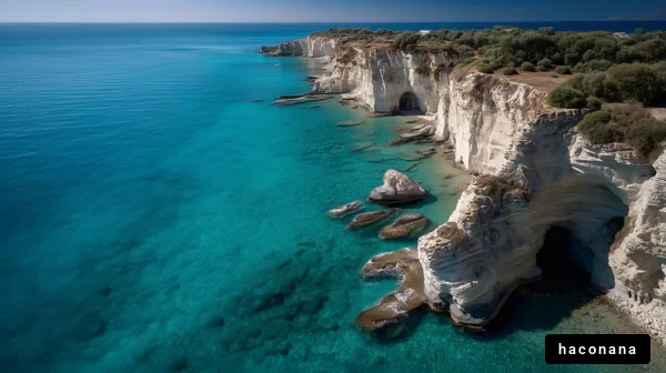 美しい海岸線と青い海