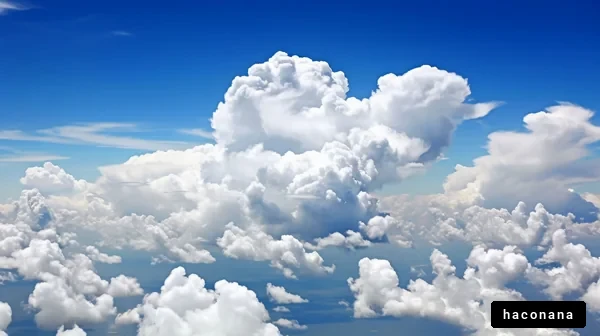 青空と雲の景色