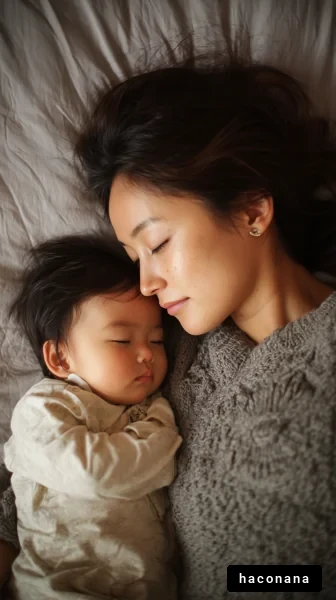 母子の優しい瞬間