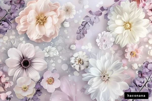 美しい花々のアレンジメント