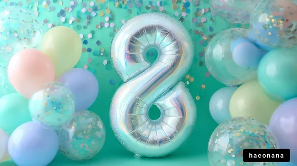 カラフルなバースデーパーティー