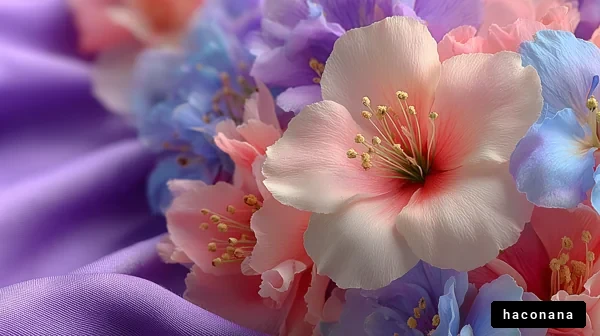 色とりどりの花束