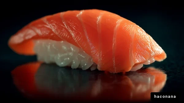 色鮮やかな寿司のアップ
