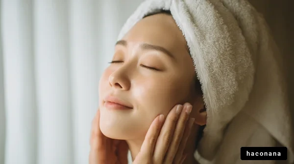 リラックスする女性の姿