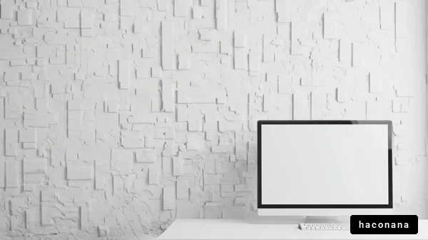 シンプルなオフィスの風景