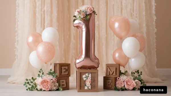 バースデーパーティの飾り付け