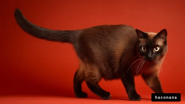 茶色い猫のポートレート