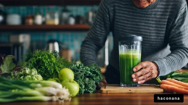 栄養豊富なジュース作り