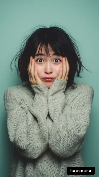 驚きと戸惑いの表情