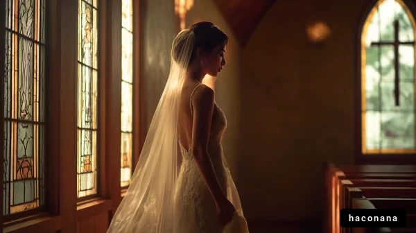 教会での花嫁の姿