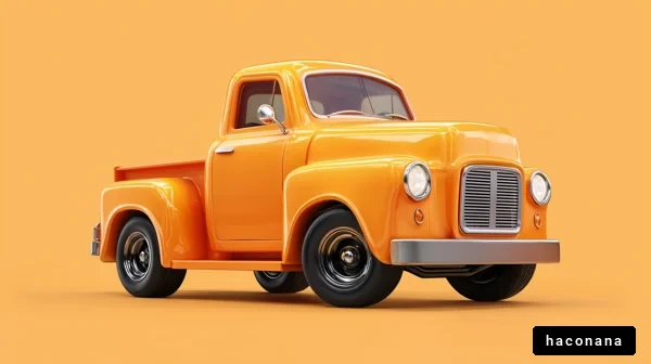 オレンジのトラック