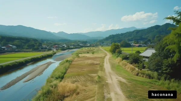 田舎の静かな風景