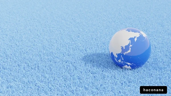 青い地球のビジュアル表現