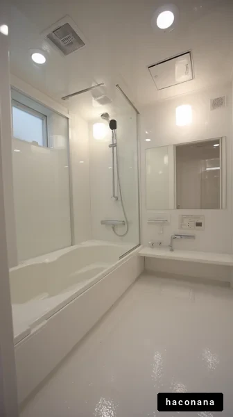 清潔感あふれる浴室