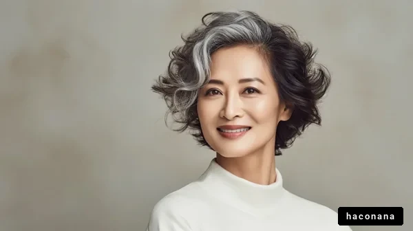 エレガントな女性のポートレート