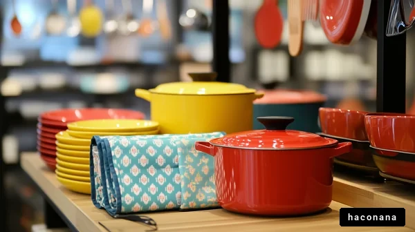 カラフルなキッチン用品