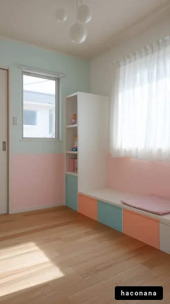 カラフルで明るい部屋