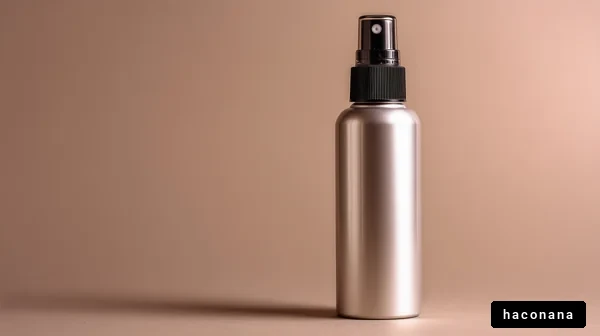 シンプルなスプレーボトル