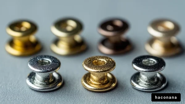 金属パーツのクローズアップ