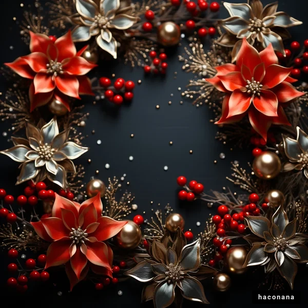 クリスマスの華やかな装飾