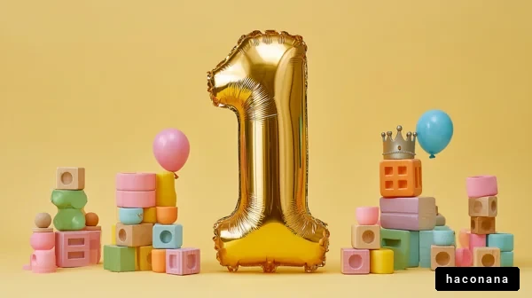 カラフルな誕生日パーティー