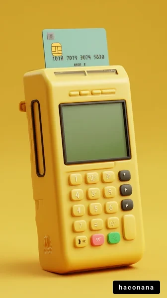 カラフルな決済端末