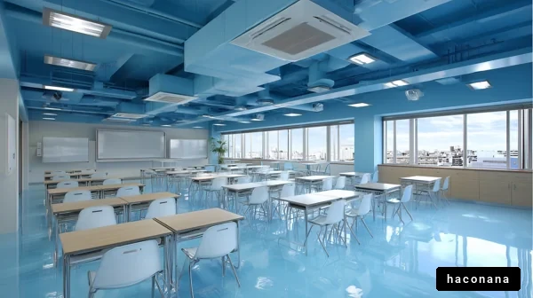 明るい教室の風景