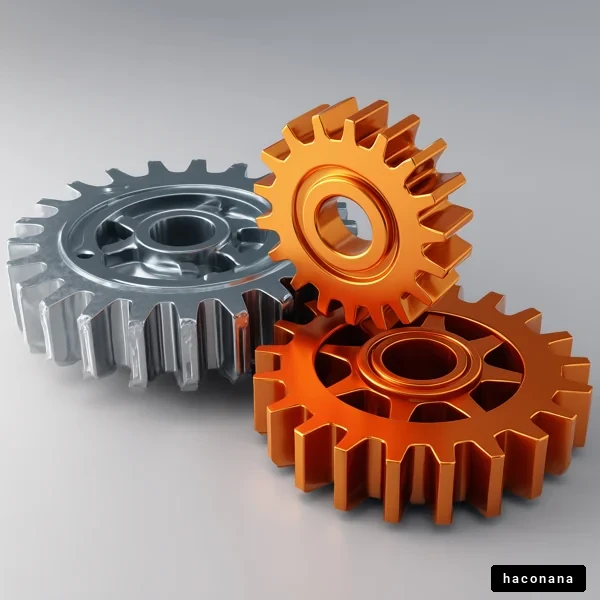 歯車の組み合わせ