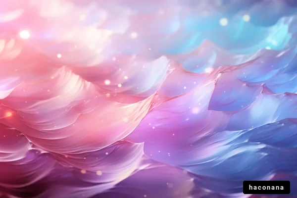 幻想的な波の風景