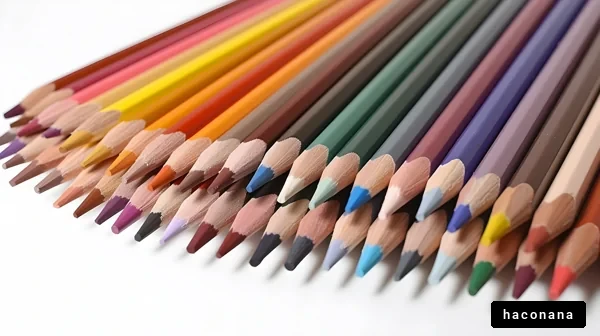 色鉛筆のカラフルさ