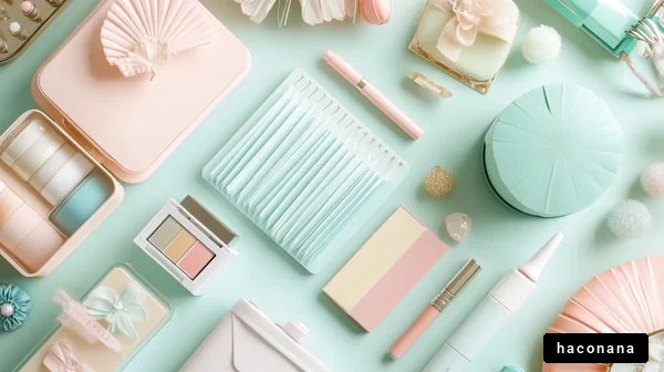 美しい化粧品のアレンジ